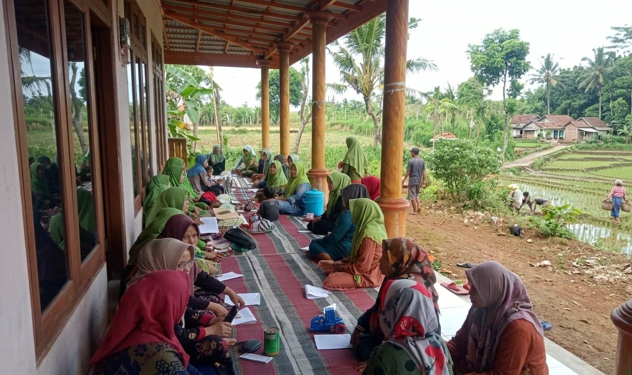 Tak Kenal Batasan Usia, Muslimat NU Campalok Buktikan Semangat dalam Belajar Agama