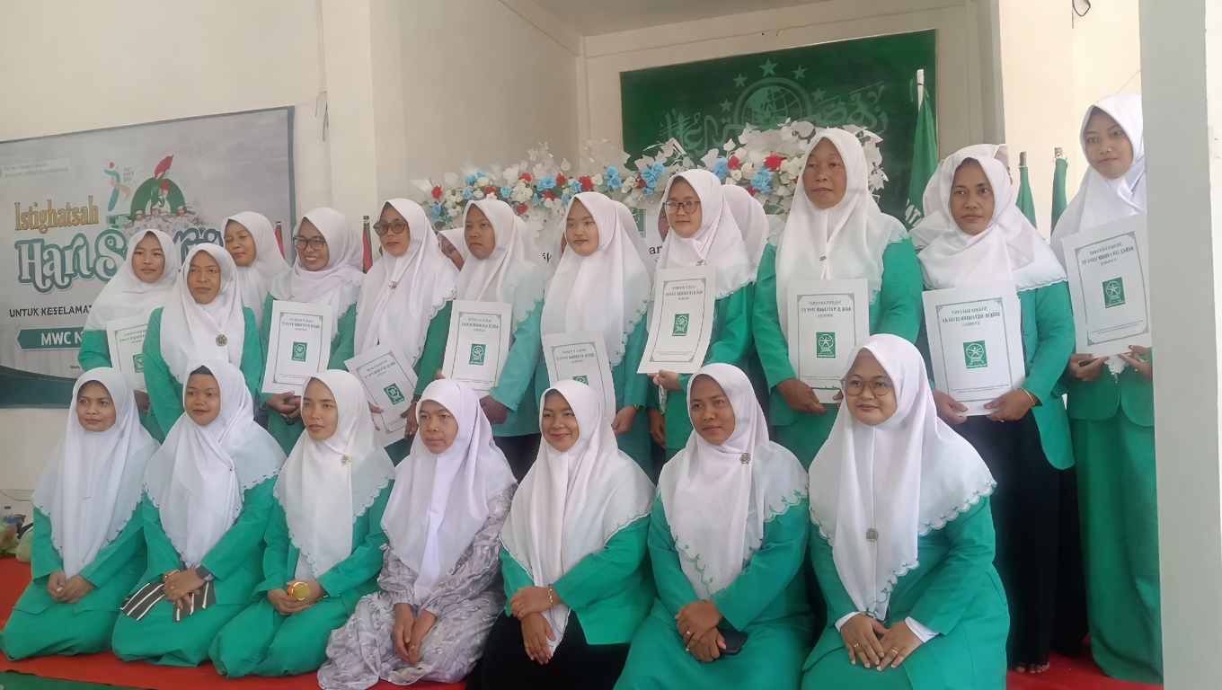 Resmi dikukuhkan, berikut Susunan PR Fatayat NU se-Pasongsongan